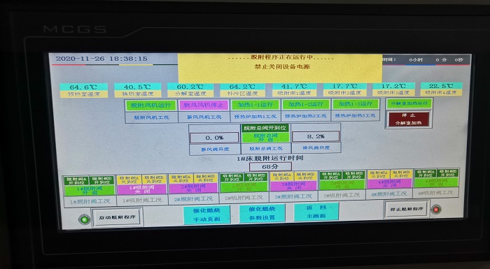 PLC电气控制显示屏