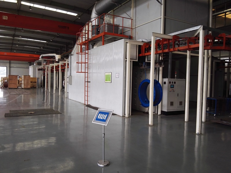 碳钢和铸铁结构件涂装生产线喷粉房